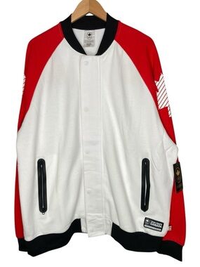 NWT Hudson's Bay Canada Full Zip Olympic Jacket Team Canada White Red Men's XXL